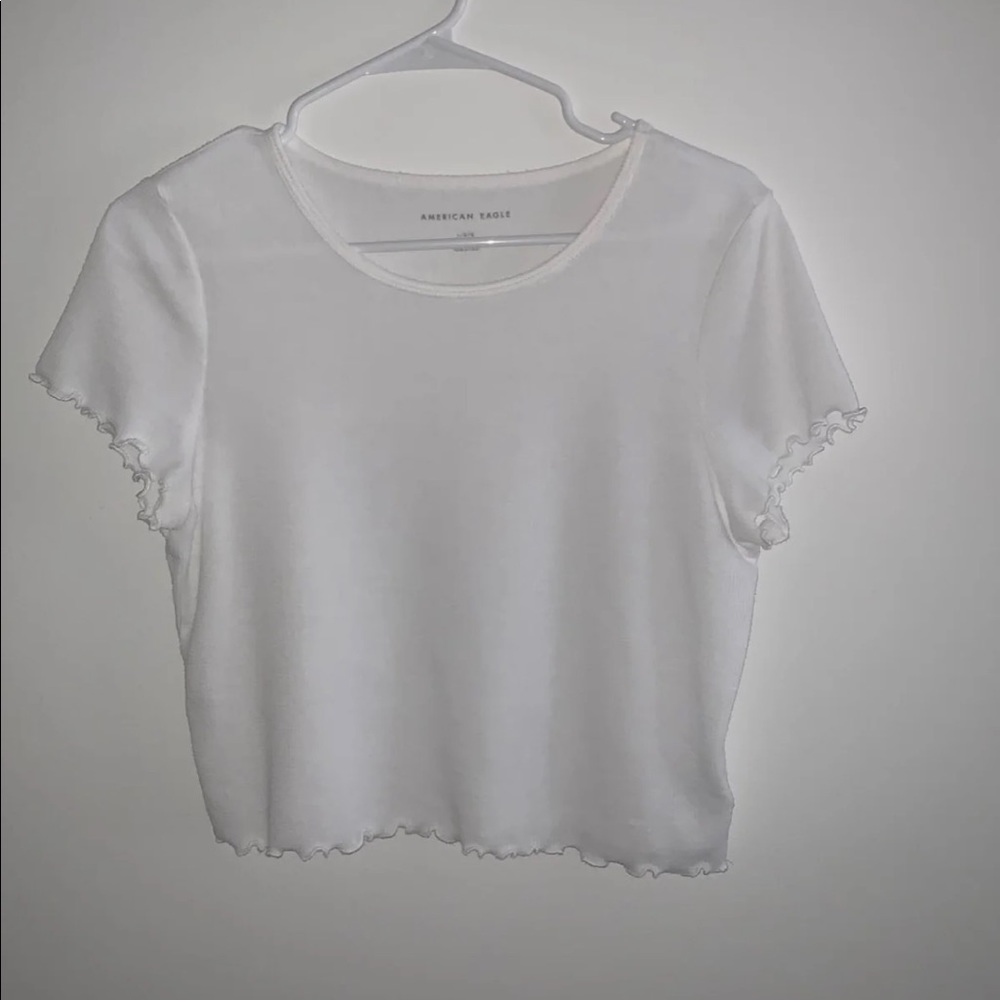 american eagle white top